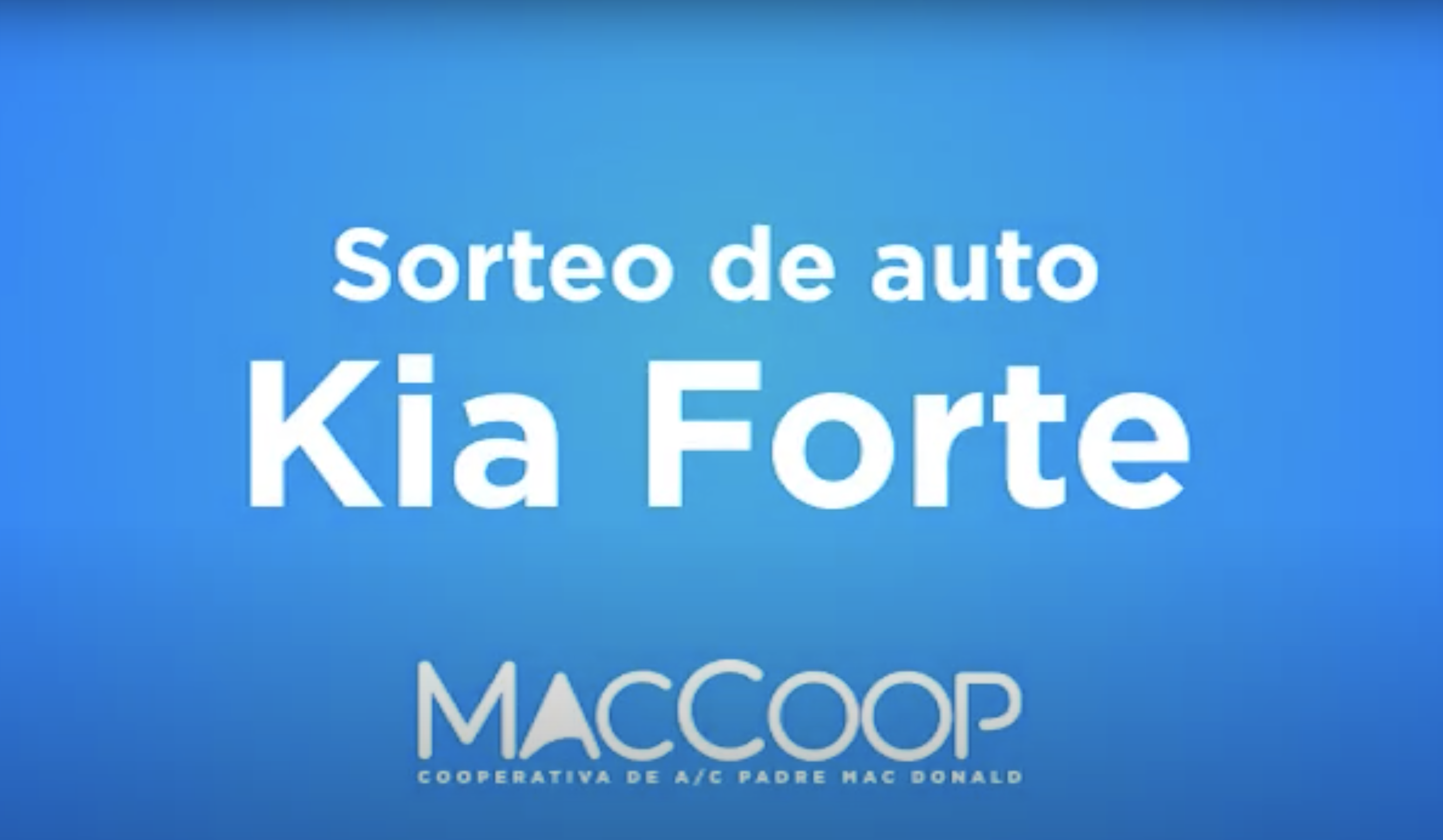 Sorteo en vivo del KIA Forte 2020